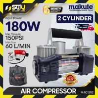 MAKUTE MAC1202 2 Cylinder Air Compressor 180W