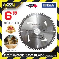 BOSUN WGZ150040L 6" / 150MM 40 Teeth TCT Wood Saw Blade