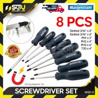 MASTERCRAFT MSD-8 / MSD8 8PCS Screwdriver Set MASTERCRAFT MSD-8 / MSD8 8PCS Screwdriver Set
