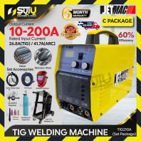【PACKAGE C】JETMAC TIG210A TIG Welding Machine / Mesin Kimpalan 10-200A 【PACKAGE C】JETMAC TIG210A TIG Welding Machine / Mesin Kimpalan 10-200A