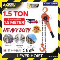 KING TOYO KT-LH1515 / KTLH1515 1.5Ton x 1.5M Heavy Duty Lever Hoist