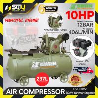 [COMPRESSOR ONLY] SWAN HVU-250E / HVU-250E 237L 10HP 12BAR Air Compressor /w Yanmar Engine