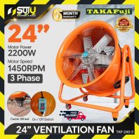 TAKAFUJI TKF-240-3 / TKF2403 24" Kipas Pengudaraan / Ventilation Fan 2200W 1450RPM (415V)