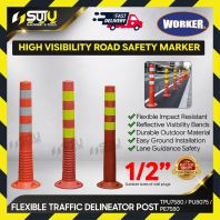 WORKER TPU7580 / PU8075 / PE7580 1/2" Flexible Traffic Delineator Post