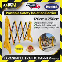 WORKER WPBY125 Expandable Traffic Barrier (Plastic)