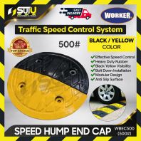 WORKER WBEC500 #500 Speed Hump End Cap (Black / Yellow)