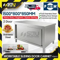 FRESH FSW-5 / FSW5 Heavy Duty Worktable Sliding Door Cabinet