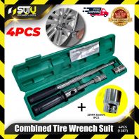 4PCS Combined Tire Wrench / Tyre Wrench Suit
