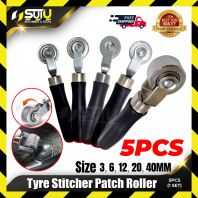5PCS Tyre / Tire Sticher Patcher Roller Set (Size : 3/6/12/20/40MM)
