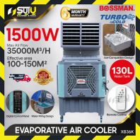 [REMOTE CONTROL + ICE DRAWER] BOSSMAN XB36K 130L Evaporative Air Cooler 1500W
