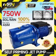 [1 YEAR WARRANTY] POTENZA PJSW100 Self Priming Pump 750W