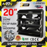 POTENZA FBD-50-20 20" Shutter Exhaust Fan