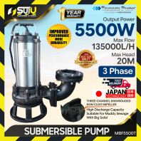 [3 Phase] TSUNAMI PUMP MBF5500T Submersible Pump / Sewaga Pump 5500W