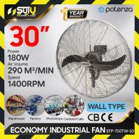 [1 YEAR WARRANTY] POTENZA EFP-750TW-30 30" Industrial Wall Fan 180W