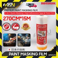 BOSSMAN BPMF270 270CM*15M Paint Masking Film / Plastic Cover / Protection Cover