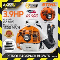 STIHL BR430 63.3CC 3.9HP 2 Mix Engine Petrol Backpack Blower 2.9kW