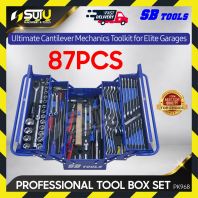 SBTOOLS PK968 87PCS Professional Tool Box Set | Mechanical Tool Set