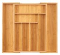 Bamboo Cutlery Tray For Cabinet #T-YZ40-600-WG