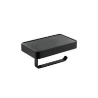 Toilet Paper Holder with Phone Tray #BA-D69-PH1-BL