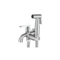 Hand Spray Set With Two Way Tap C/W 1.2m S/steel Flexi Hose #KS-DWB703