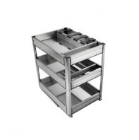 3-Tier Multipurpose Pull-Out Unit #BBP-AS21-305-SS