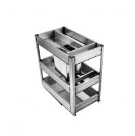 3-Tier Multipurpose Pull-Out Unit #BBP-AS24-255-SS