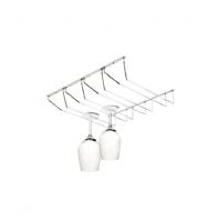 4 Row Glass Holder #GHB-W340-04-SS