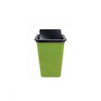 Table Top Mounted Waste Bin with S/Steel Lid #B-WTM12-11-B