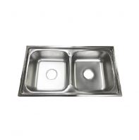 Double Bowl Sink #KS-FL-D7843-SS