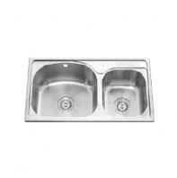 Double Bowl Sink #KS-SG-D7843-SS