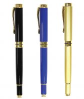 MP55 �� METAL PEN ROLLER PEN WITH A DURABLE METAL CLIP 13.6cm (Black Ink Color) [NEW PRODUCT 2026]