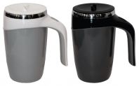 AM38 �� AUTO MUG STAINLESS STEEL 304 (INNER) + DOUBLE WALL / POLYPROPYLENE (PP) GLOSSY FINISH (OUTER) 400ml 390gsm (COMES WITH BOX) [PREMIUM QUALITY ]
