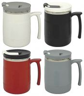AM57 �� AUTO MUG STAINLESS STEEL 304 (INNER) + HIGH GRADE POLYPROPYLENE (PP) FINISH 330ml [PREMIUM QUALITY ] [NEW PRODUCT 2025]