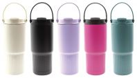 AM73 �� AUTO MUG STAINLESS STEEL 304 (INNER) WITH STRAW + MATTE FINISH 700ml [PREMIUM QUALITY ] [12 HOUR HEAT RETENTION ] [NEW PRODUCT 2026]