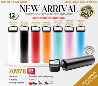 AM78 �� AUTO MUG STAINLESS STEEL 304 (INNER) + MATTE FINISH 600ml [PREMIUM QUALITY ] [12 HOUR HEAT RETENTION ] [NEW PRODUCT 2026]