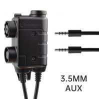 Earmor M56 Dual-Com Aviation Connector PTT
