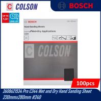 BOSCH 2608621534 Pro C344 wet and dry Hand Sanding Sheet 230mmx280mm #240 100pcs