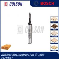 BOSCH 2608628427 Wood Straight Bit 1-Flute 1/4�� Shank 1/8 X 5/16 X 2