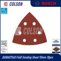 BOSCH 2608607540 F460 Sanding Sheet 93mm P60  10pcs