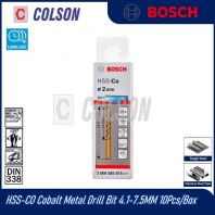 BOSCH HSS-CO Cobalt Metal Drill Bit 1.0-5.0MM 10Pcs/Box