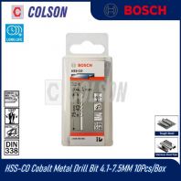BOSCH HSS-CO Cobalt Metal Drill Bit 4.1-7.5MM 10Pcs/Box
