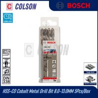 BOSCH HSS-CO Cobalt Metal Drill Bit 8.0-13.0MM 5Pcs/Box