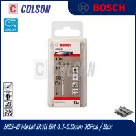 BOSCH HSS-G Metal Drill Bit 4.1-5.0mm 10Pcs / Box