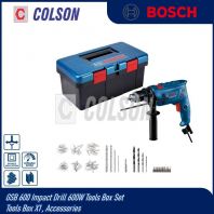 BOSCH GSB600 Impact Drill 600W Basic / Tools Box Set