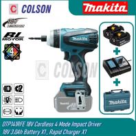 MAKITA DTP141RFE/ DTP141Z 18V Cordless 4 Mode Impact Driver Solo / Set