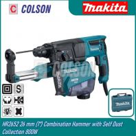 MAKITA HR2652 26 mm (1") Combination Hammer with Self Dust Collection 800W