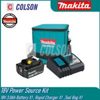 MAKITA 18V Power Source Kit  18V 3.0Ah Battery X1 , Rapid Charger X1  ,Tool Bag X1