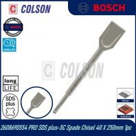 BOSCH 2608690554 PRO SDS plus-5C Spade Chisel 40 X 250mm 1pc
