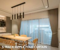S-TRACK RIPPLE FOLD CURTAIN