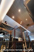 JAPAN EXCLUSIVE WOOD TEXTURE CEILING WALLPAPER